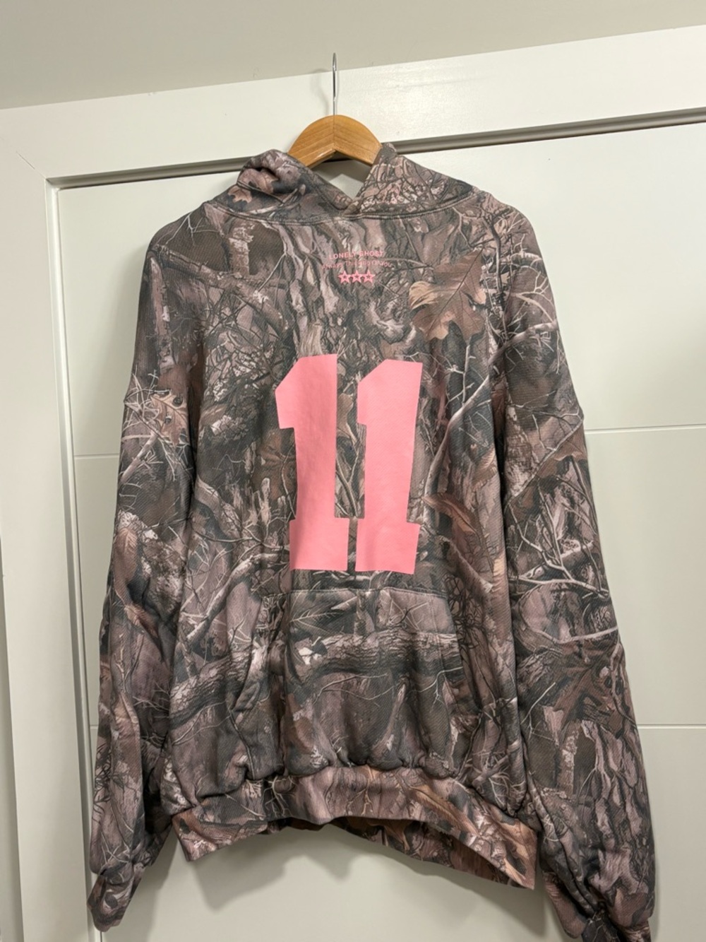 LONELY GHOST 11:11 Heavyweight Hoodie — Camo - Picture 2 of 6